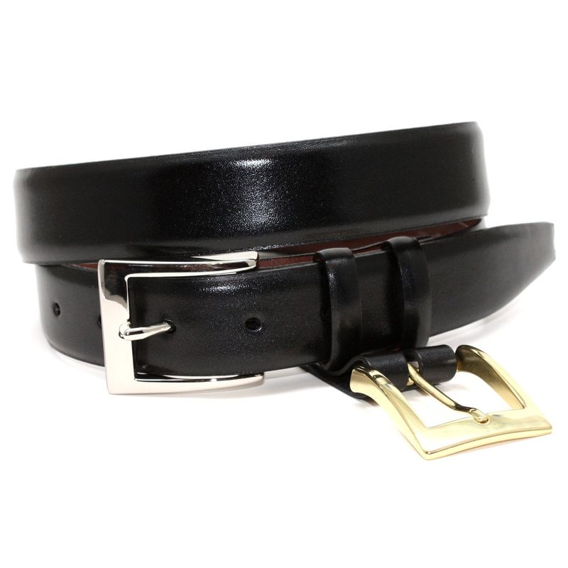 Torino Black Calfskin Double Buckle 55210