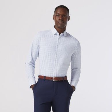 Mizzen+Main White Cameron Plaid TBU11-WHC