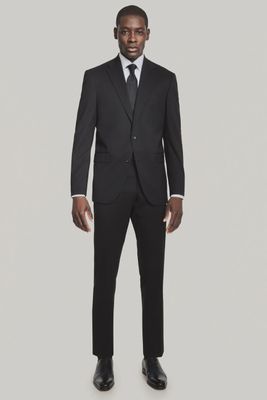 Jack Victor NY/Nathan Modern-Fit Black Suit SP3019
