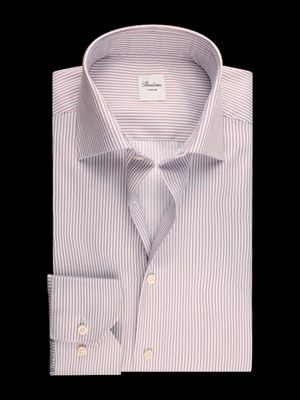 Stenstroms Red Stripe Dress Shirt 6027719008-672