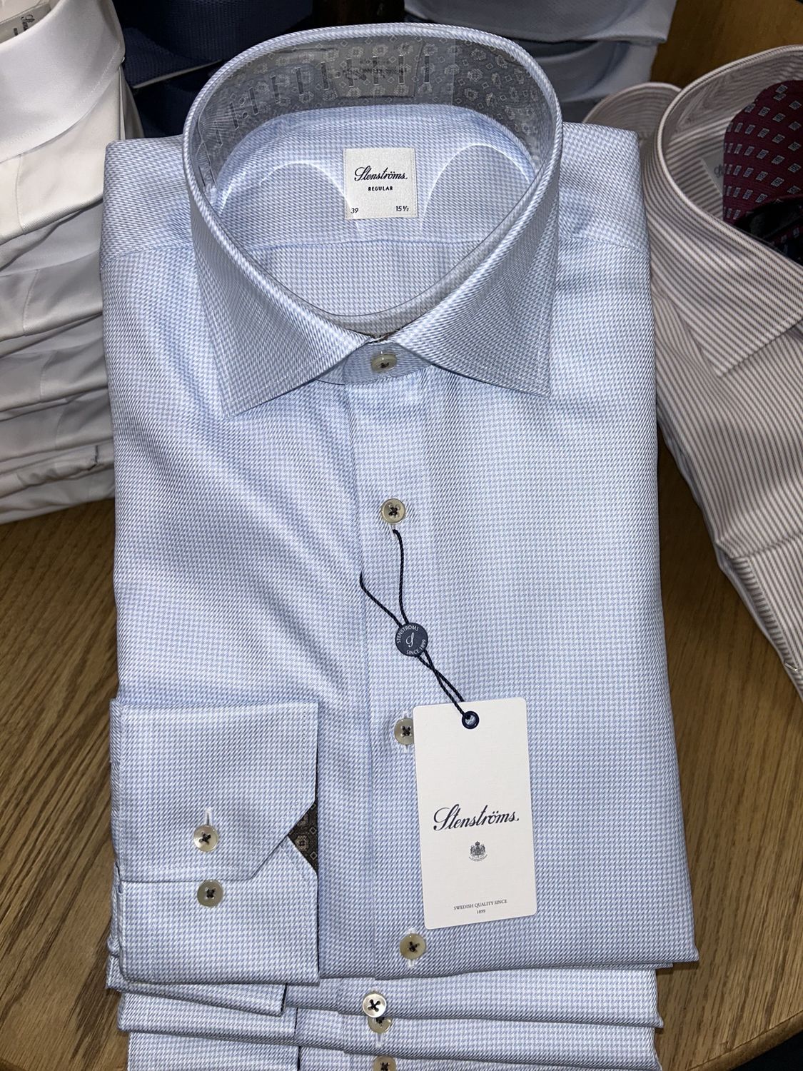 Stenstroms Light Blue Hounds Contrast 6847510659-100