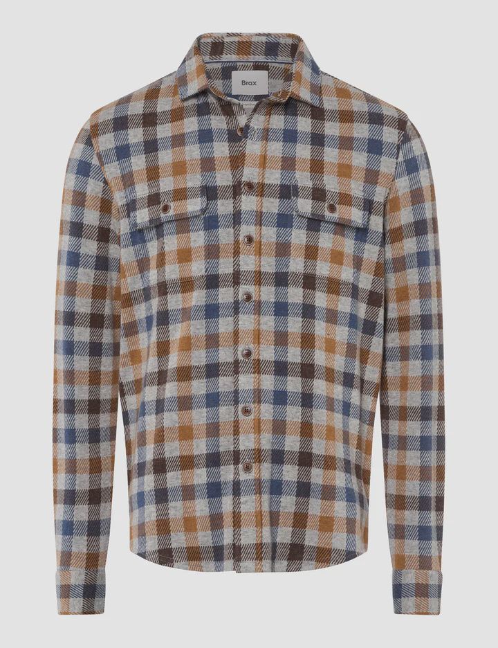 Brax Santiago Check Shacket 27-6008