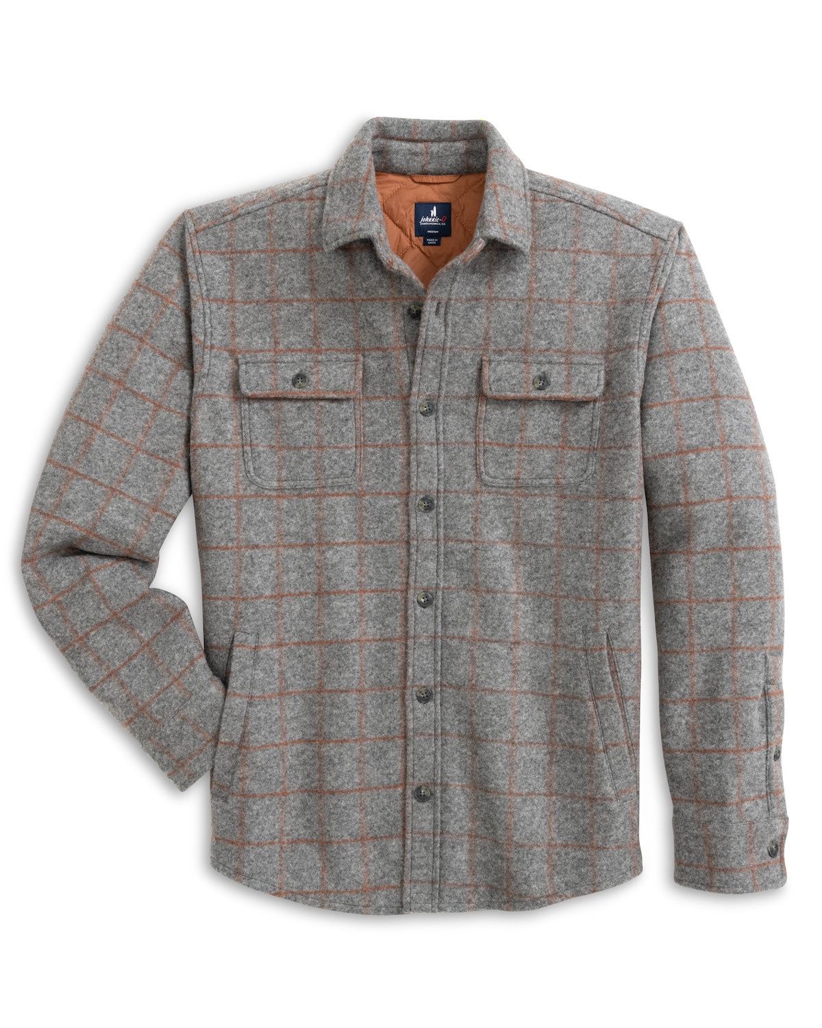 Johnnie-O McDowell Charcoal Shacket JMSJ100080