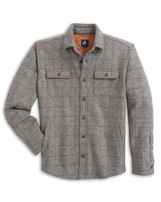 Johnnie-O McDowell Charcoal Shacket JMSJ100080