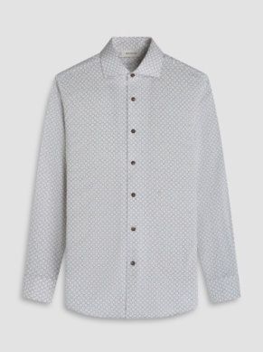 Bugatchi Alvin Chalk Woven Shirt HS3154L80S