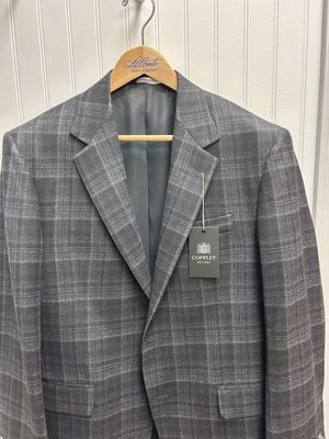Coppley Gibson Black Plaid Sport Coat 29236