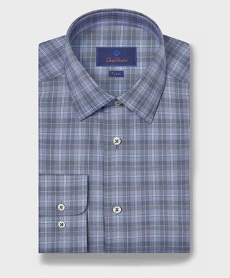 David Donahue Blue &amp; Navy Check TBSP11813414