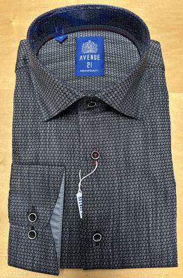 Avenue 21 Charcoal/Black Shirt Y44