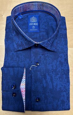 Avenue 21 Cobalt Shirt Y32