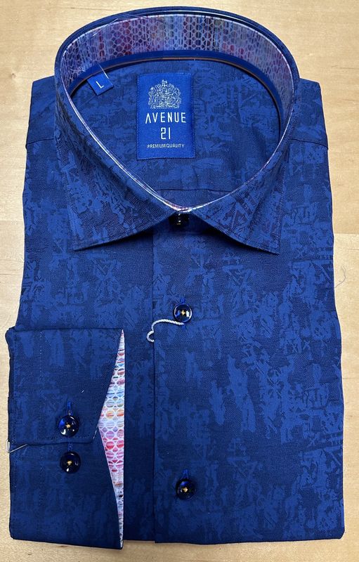 Avenue 21 Cobalt Shirt Y32