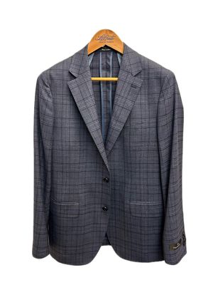 Paul Betenly Kevin Blue Plaid Sport Coat 2K5205