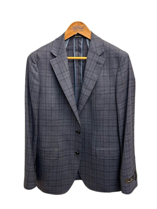 Paul Betenly Kevin Blue Plaid Sport Coat 2K5205