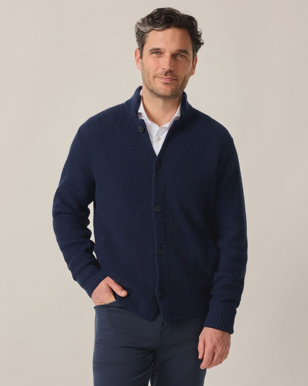 Johnnie-O Nuno Navy Cardigan JMSW100190