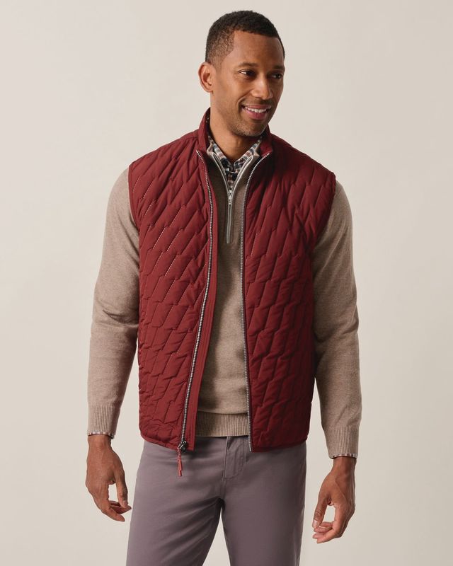 Johnnie-O Belfry Quilted Puffer Vest JMVT100460