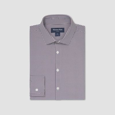 Mizzen+Main Leeward Eggplant Winston Check TBU11-EWC