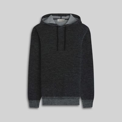 Bugatchi Melange Hoodie Sweater HH512H01