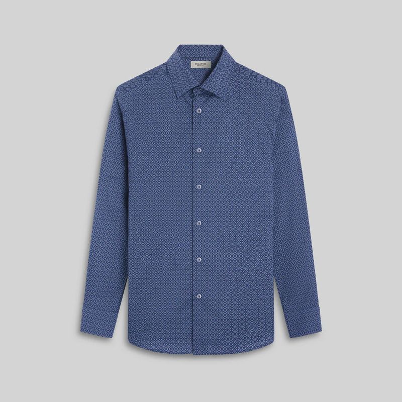 Bugatchi Julian Mosaic Print Shirt HS3025L4S