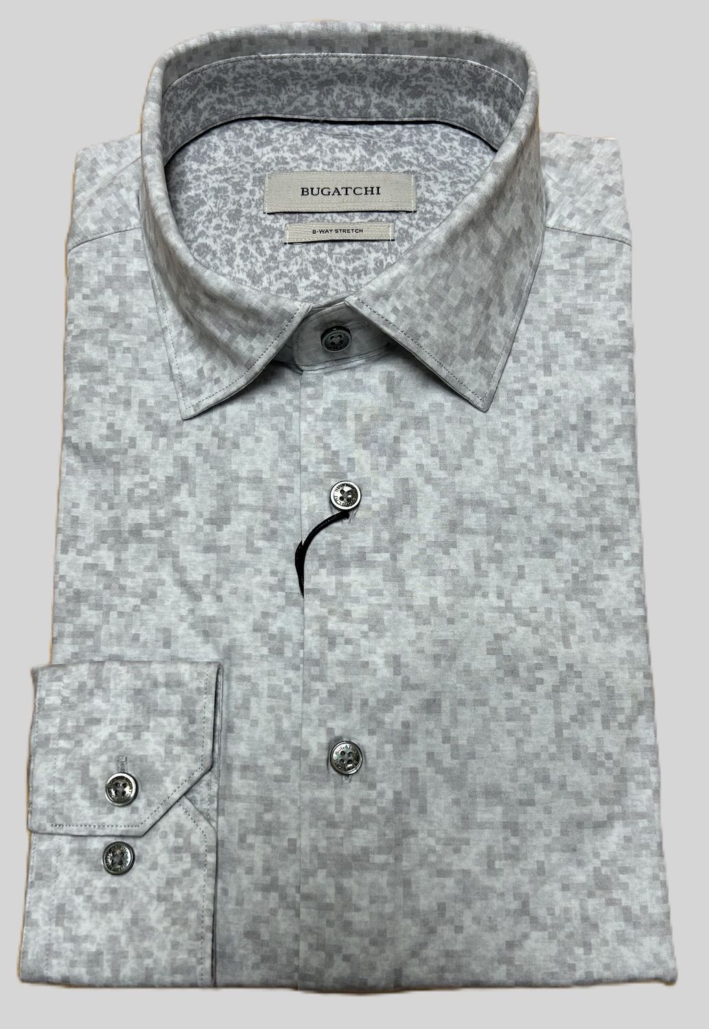Bugatchi Ooooh Cotton Digital Print Shirt HF9605K61