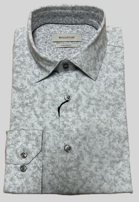 Bugatchi Ooooh Cotton Digital Print Shirt HF9605K61