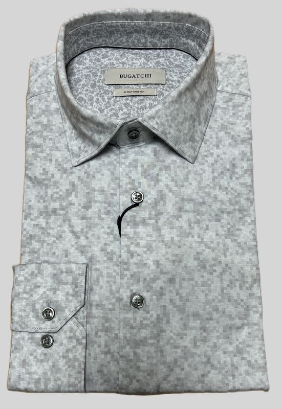 Bugatchi Ooooh Cotton Digital Print Shirt HF9605K61