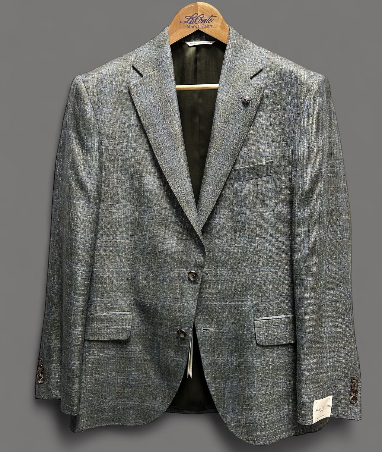 Jack Victor Conway Green &amp; Blue Plaid 1261311