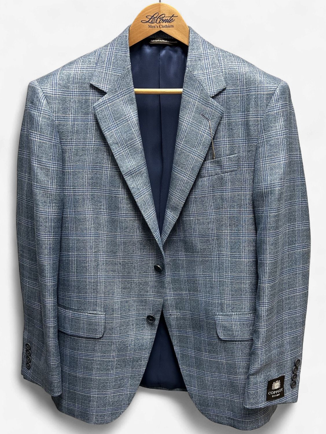 Coppley Gibson Light Blue Plaid 20341