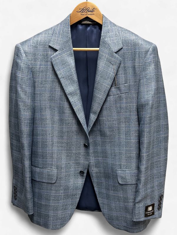 Coppley Gibson Light Blue Plaid 20341