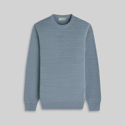 Bugatchi Chain-Link Crewneck Sweater JH500CN1