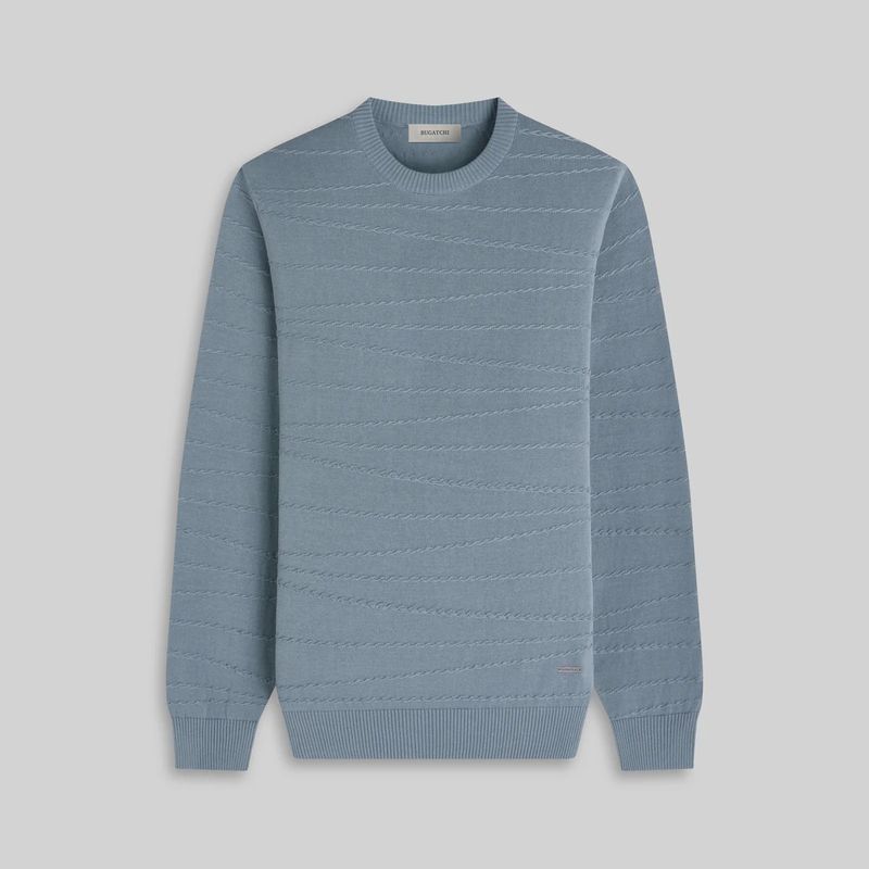 Bugatchi Chain-Link Crewneck Sweater JH500CN1