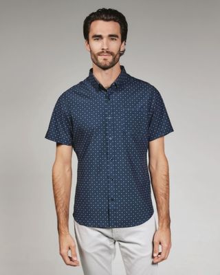 7 Diamonds Bridges Short Sleeve Shirt SMK-8060