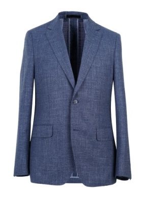 Paul Betenly Kevin Blue Linen Sport Coat 2K6101