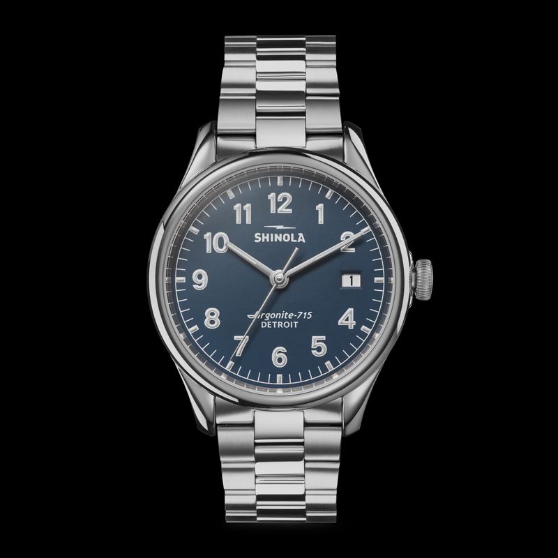 Shinola Vinton Midnight Blue 38mm