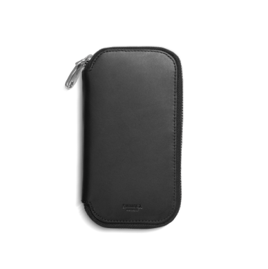 Shinola Black Travel Watch Case Vachetta