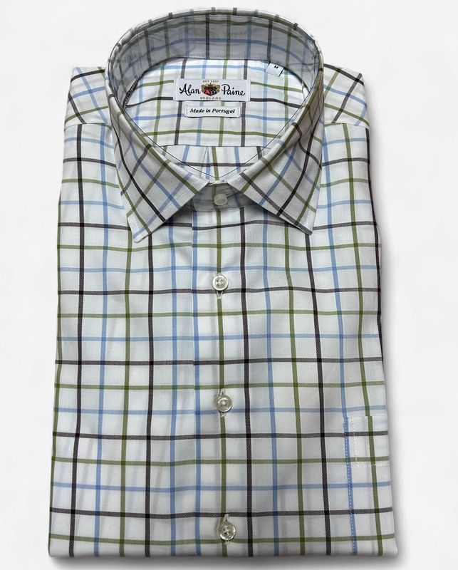 Alan Paine Classic Plaid Shirt S2655M