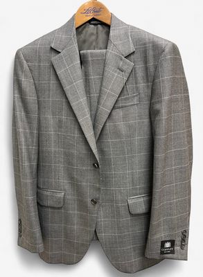 Coppley Gibson Mid Grey Box Plaid 20188