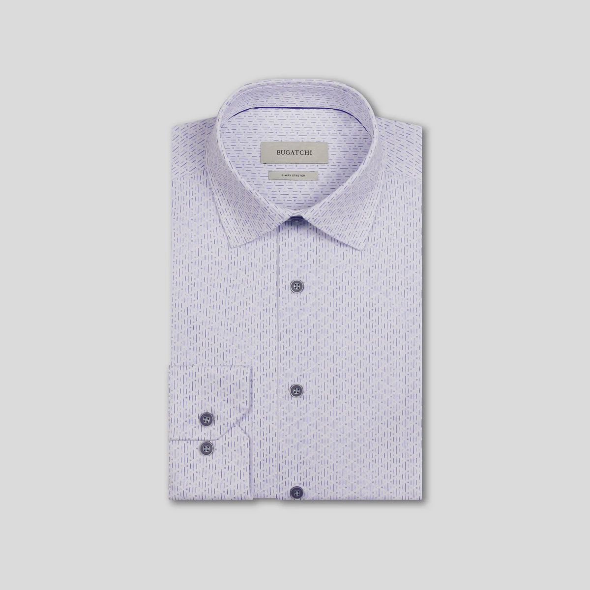 Bugatchi James Cotton Geometric Shirt JF9216K60