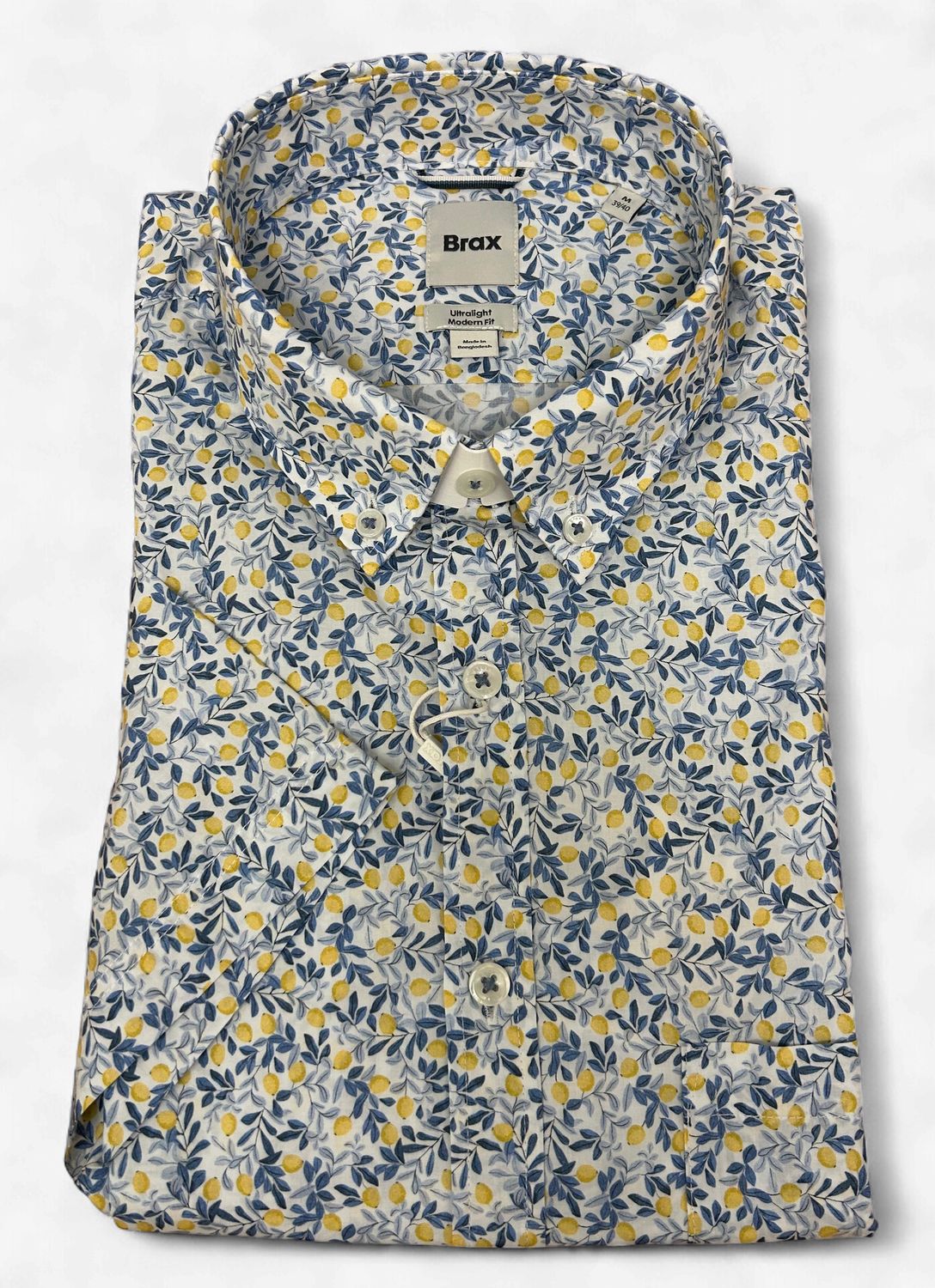 Brax DanP SS Floral Shirt 74-0034