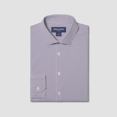 Mizzen+Main Leeward Purple Dusk Sam Plaid TBU61-SAM