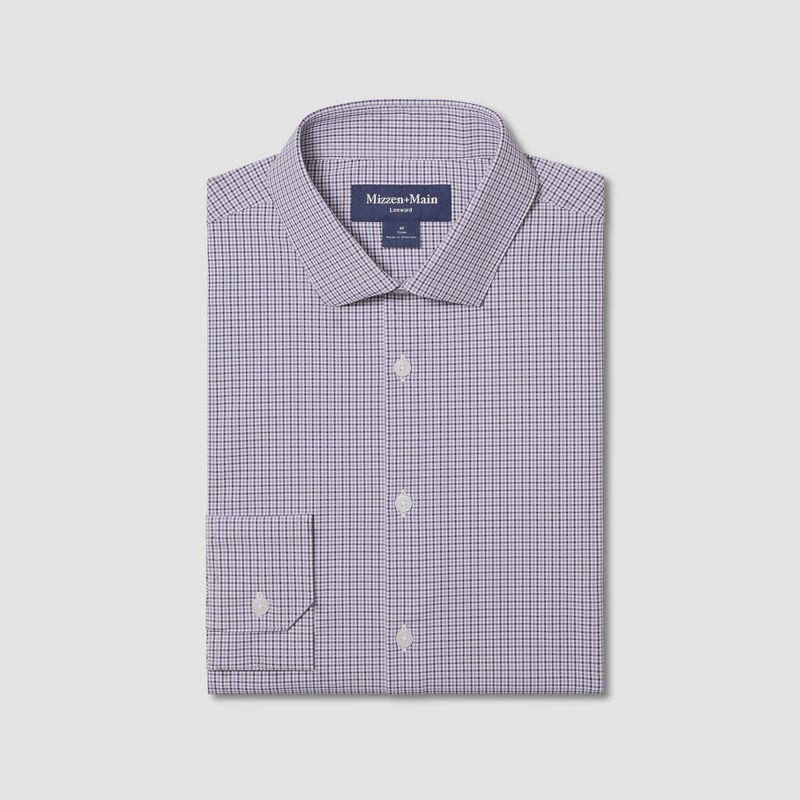 Mizzen+Main Leeward Purple Dusk Sam Plaid TBU61-SAM