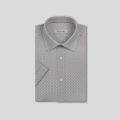 Bugatchi Miles Shark Mosaic Short Sleeve JF9262F40