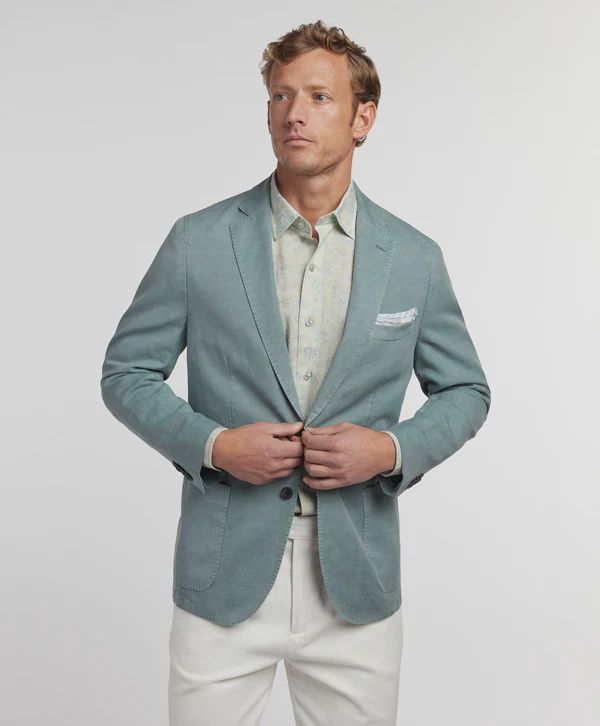 David Donahue  Jackson Soft Coat  SFTW1206, Colour: Green, Size: M
