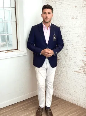 Coppley Gibson Navy Blazer 9674