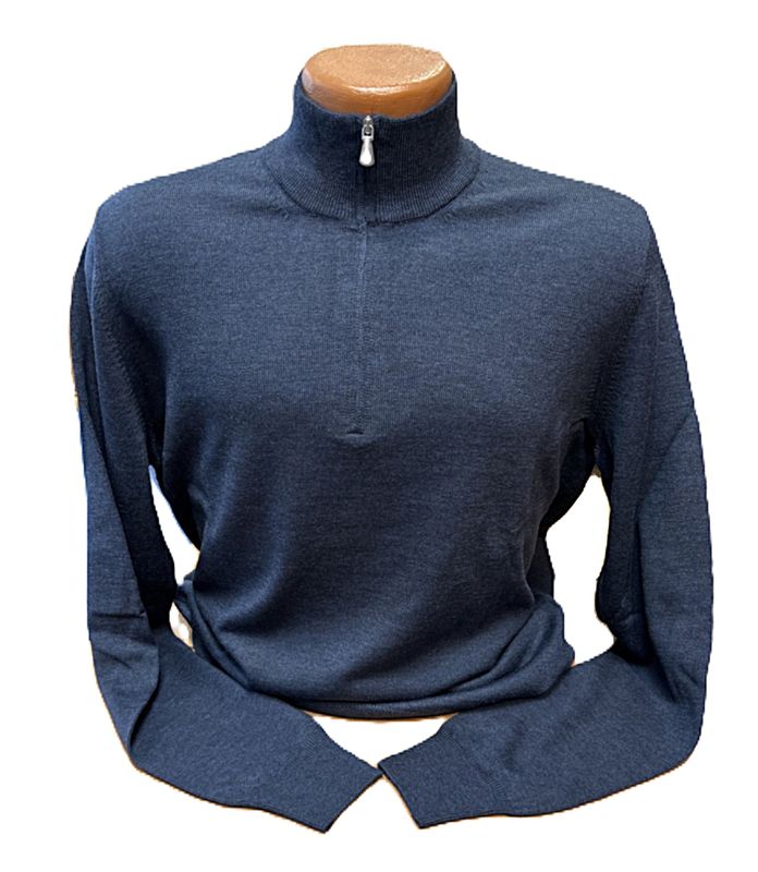 Wool Mock 1/4 Zip 55126/14290