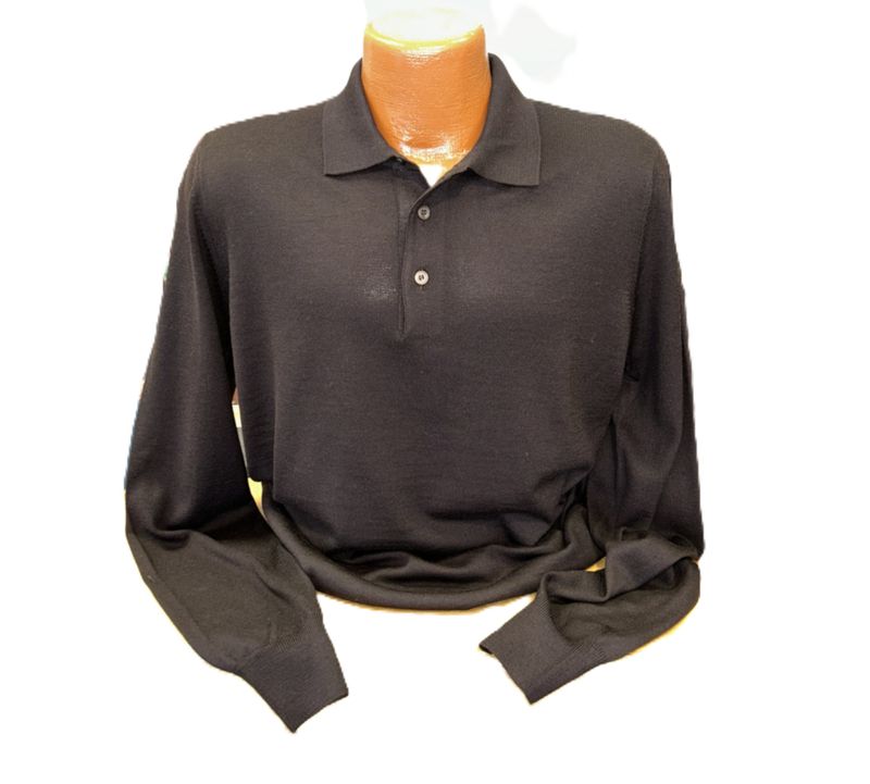 Wool Long Sleeve Polo 55112/14290
