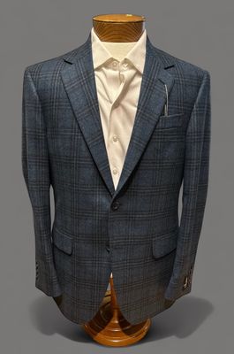 Coppley Teal Plaid Sport Coat 20689