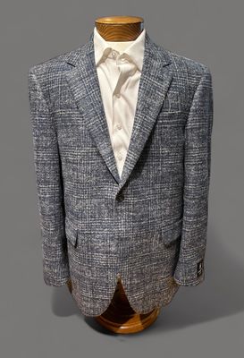 Coppley Grey &amp; Blue Plaid Sport Coat 20836