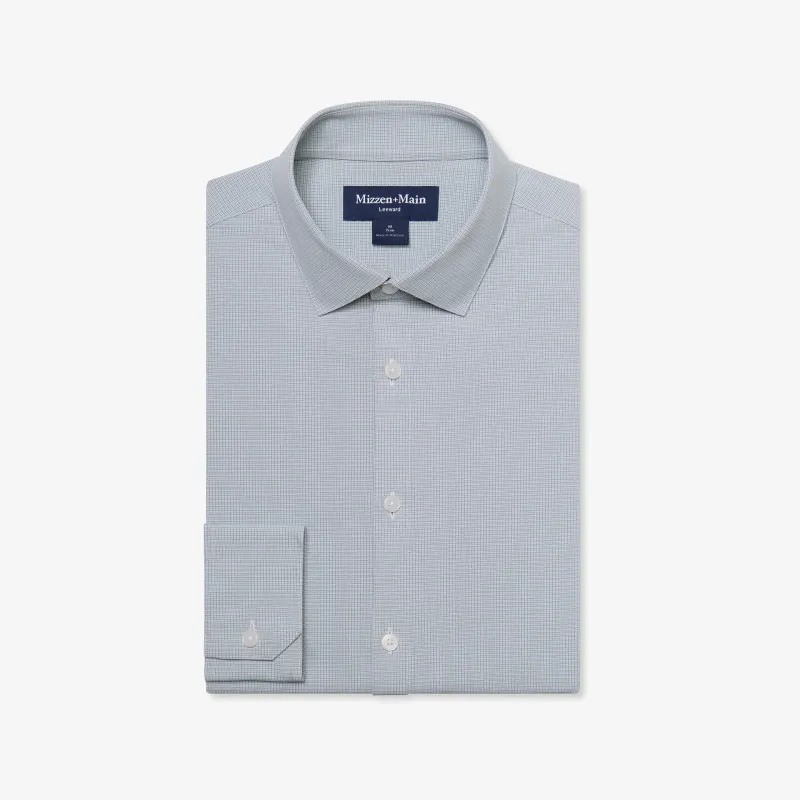 Mizzen + Main Leeward Hemlock Levi Plaid Dress Shirt TBU61-HLE