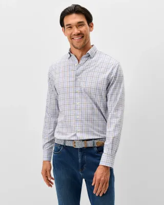 Johnnie-O Performance Button Down Shirt - Chelsea Pane JMWL102430