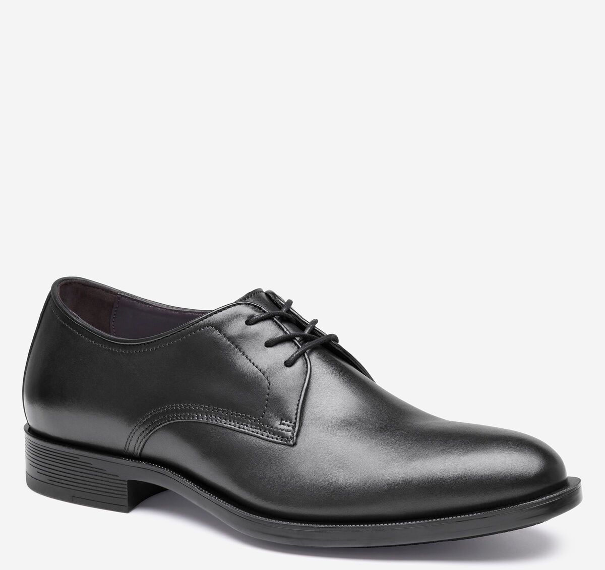 Johnston &amp; Murphy Redford Black Plain Toe 24-6250
