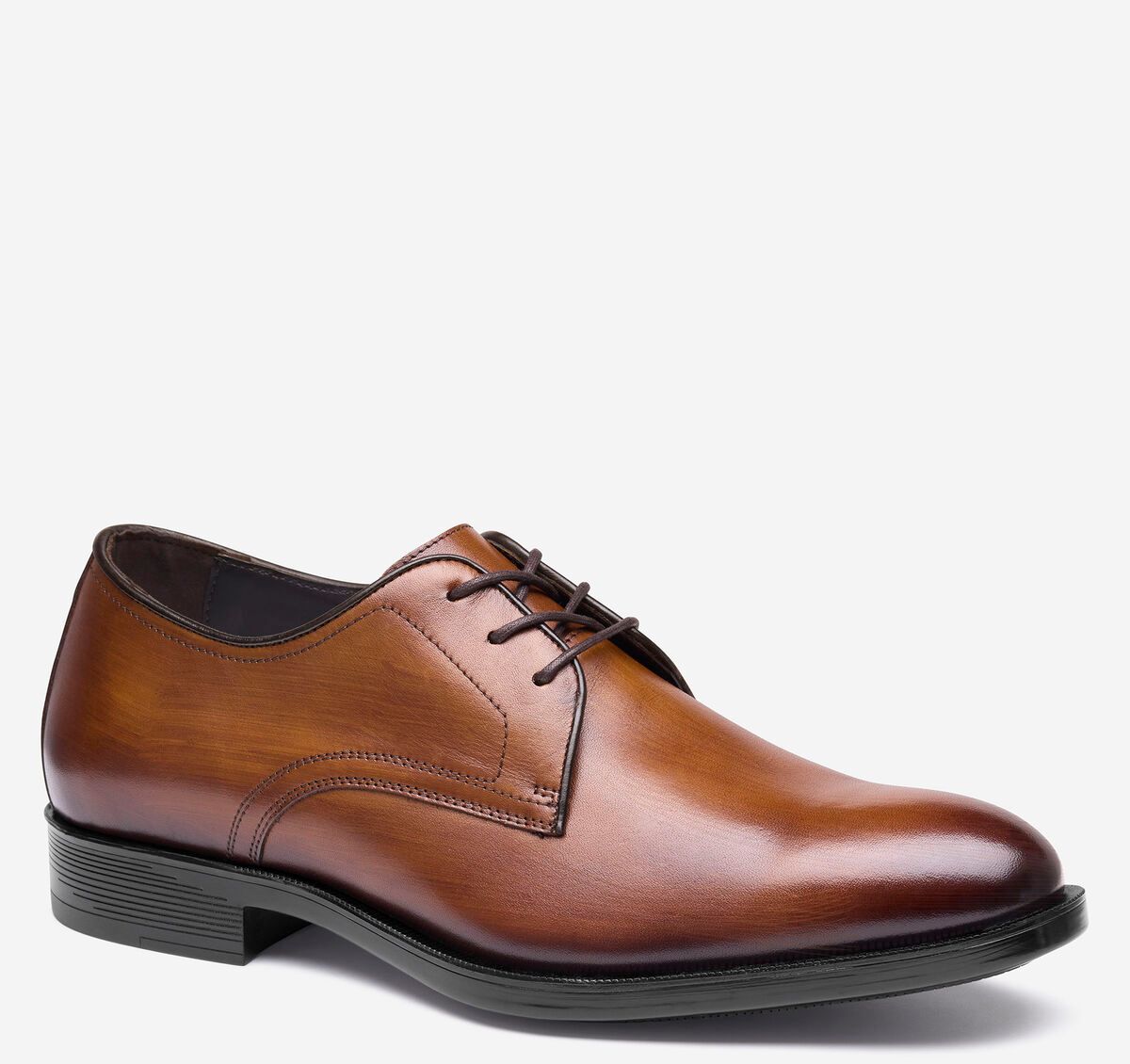 Johnston &amp; Murphy Redford Tan Plain Toe 24-6251